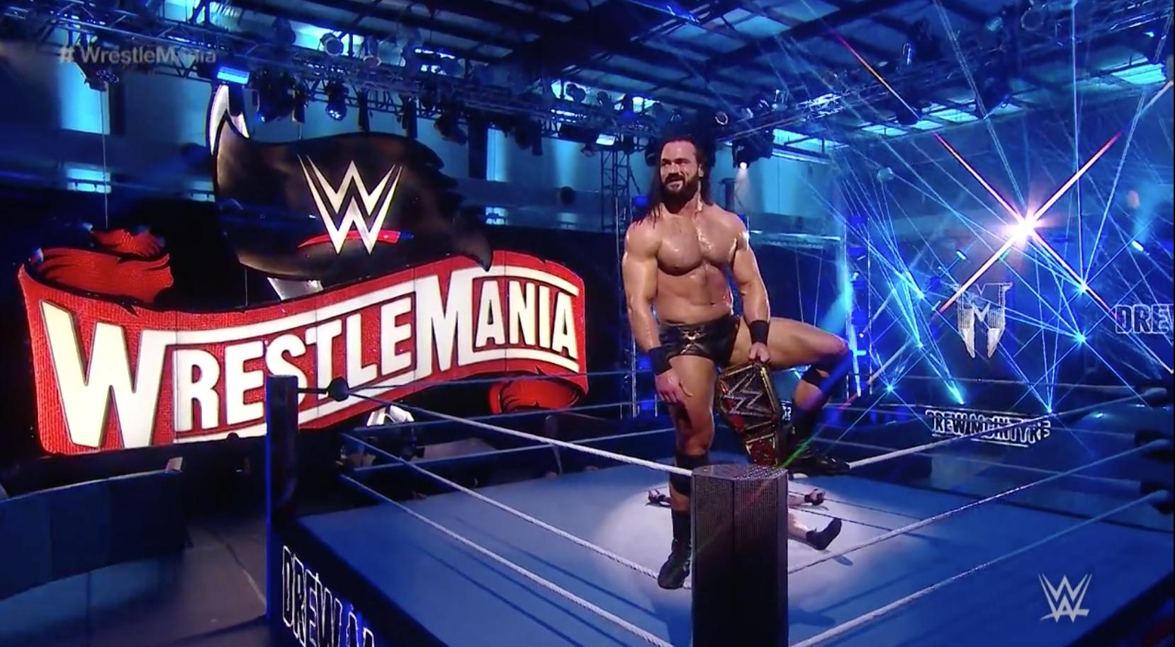 WrestleMania 36: Drew McIntyre es el nuevo Campeón de la WWE