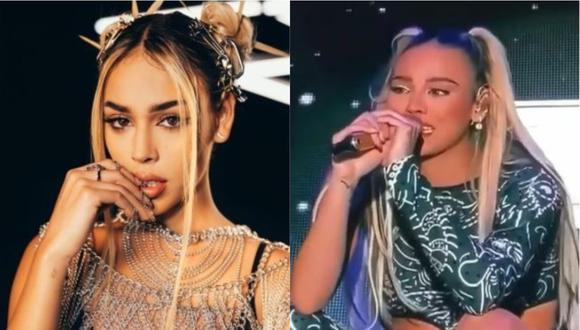 Danna Paola rompe en llanto tras volver a cantar en vivo para sus fans: “Quiero que todo vuelva a la normalidad”. (Foto: @dannapaola/captura de video)