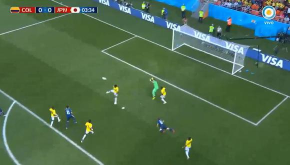 Colombia vs. Japón: Carlos Sánchez fue el primer expulsado en un duelo del Mundial Rusia 2018. (Foto: captura de video)