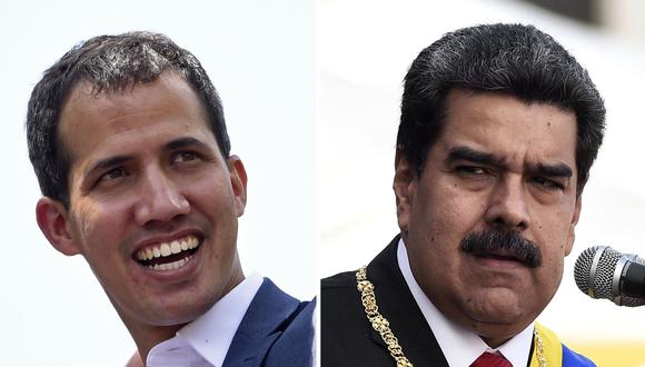 Hace un año, Juan Guaidó se autoproclamó presidente encargado de Venezuela ante miles de seguidres. (AFP).