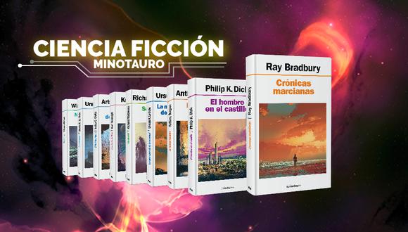 La nueva colección de libros de Ciencia Ficción de la editorial Minotauro contiene obras célebres como Crónicas Marcianas y Farenheit 451 de Ray Bradbury, El hombre en el castillo de Phillip Dick y La naranja mecánica de Anthony Burguess, entre otros.