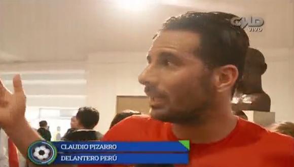 Claudio Pizarro: "El peruano siempre apoya a su selección"