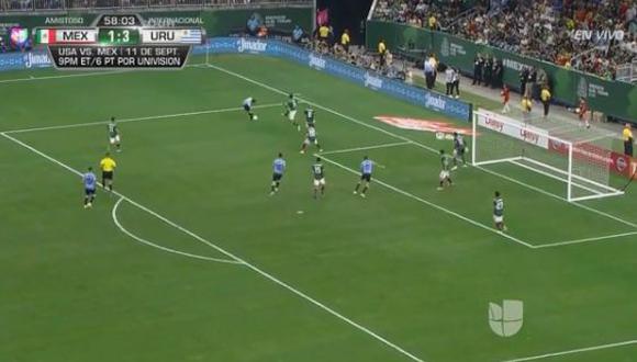 México vs. Uruguay EN VIVO: Luis Suárez y un espectacular pase gol de rabona para Pereiro | VIDEO