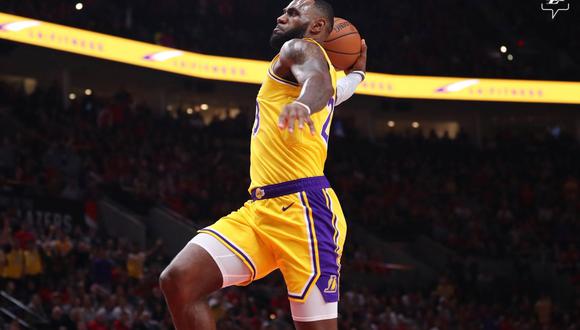 Los Angeles Lakers vs. Blazers EN VIVO ONLINE vía DirecTV: con LeBron James por la NBA. (Foto: Twitter)