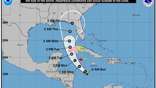 Tormenta Ian avanza hacia Islas Caimán a la espera de convertirse en un gran huracán en su camino a Florida