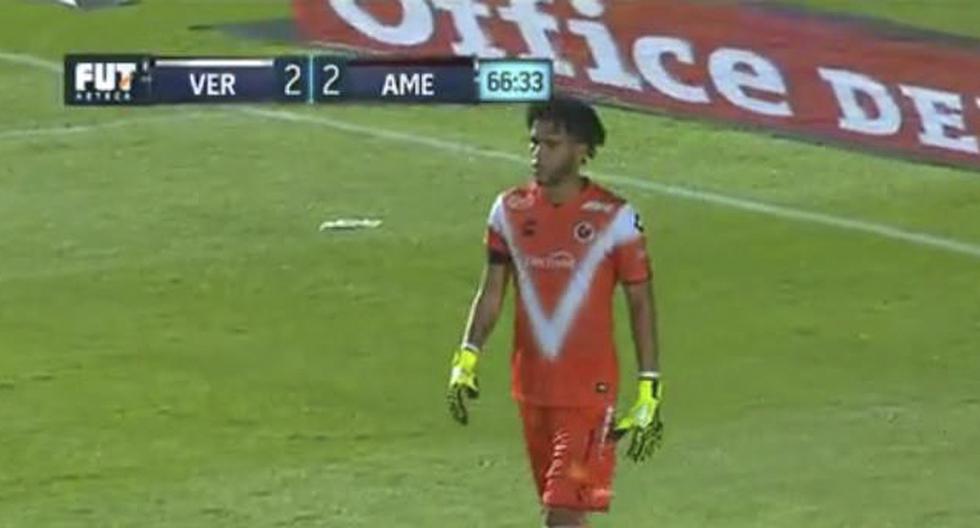 Así jugó Pedro Gallese en el partido Veracruz vs América por la Liga MX. (Foto: Captura)