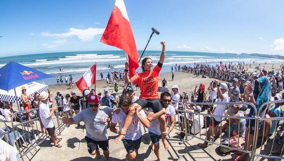 Sofía Mulanovich se coronó campeona del Mundial Isa de Surf por segunda vez. En el 2004 también lo había logrado. (Foto: ISA)