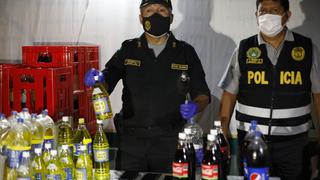 San Miguel: inmueble donde se reenvasaban gaseosas fue intervenido por la Policía | VIDEO