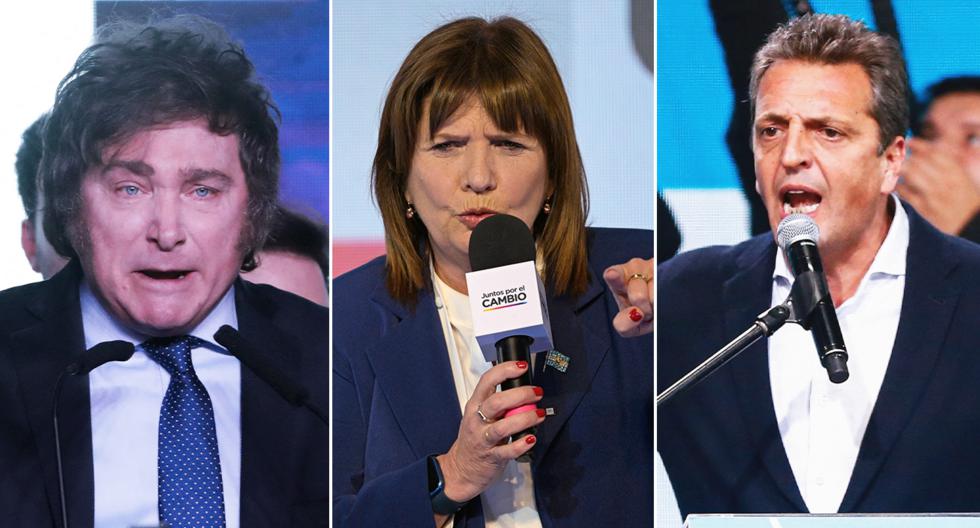 ¿Quién va ganando las encuestas en Argentina previo a las Elecciones Presidenciales 2023?. (Foto: AFP/Composición France 24)