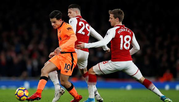 Arsenal se medirá ante el Liverpool este viernes (2:45 pm. EN VIVO y ONLINE por DirecTV) en el estadio Emirates por la jornada 19° de la Premier League. (Foto: Reuters)