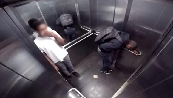 YouTube: fingió malestar estomacal y provocó susto en ascensor