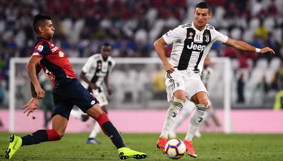Juventus empató 1-1 ante Genoa por la Serie A con gol de Cristiano Ronaldo | VIDEO. (Foto: AFP)