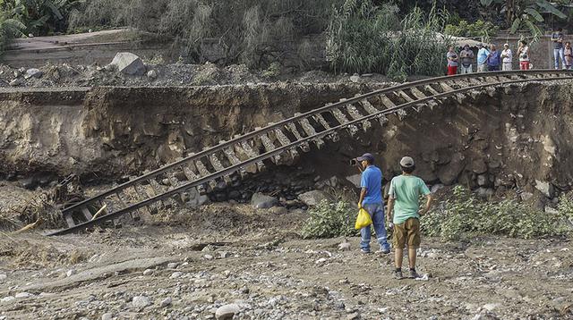 Chaclacayo: el destructor paso de río Rímac sobre vías del tren - 12