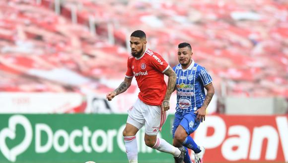 Paolo Guerrero suma diez goles en el 2020 con camiseta del Internacional: cuatro en el Torneo Gaúcho, tres por Copa Libertadores y tres en el Brasileirao. (Foto: Internacional de Porto Alegre)