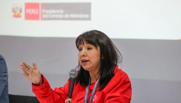 Premier Mirtha Vásquez remitió un comunicado al ministro Barranzuela luego de que se difundiera que organizó una fiesta. Foto: archivo Twitter PCM