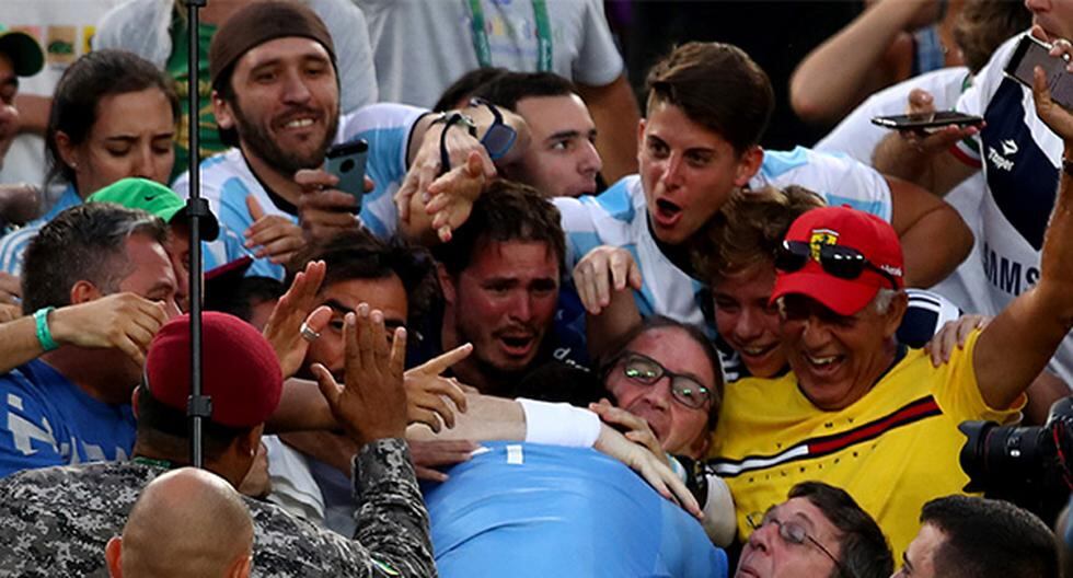 Juan Martín del Potro, número 141 del ATP, se metió en la final del tenis olímpico en Río 2016. (Foto: Getty Images)