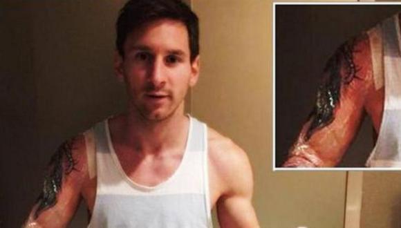Lionel Messi estrena tatuaje y despierta curiosidad de todos