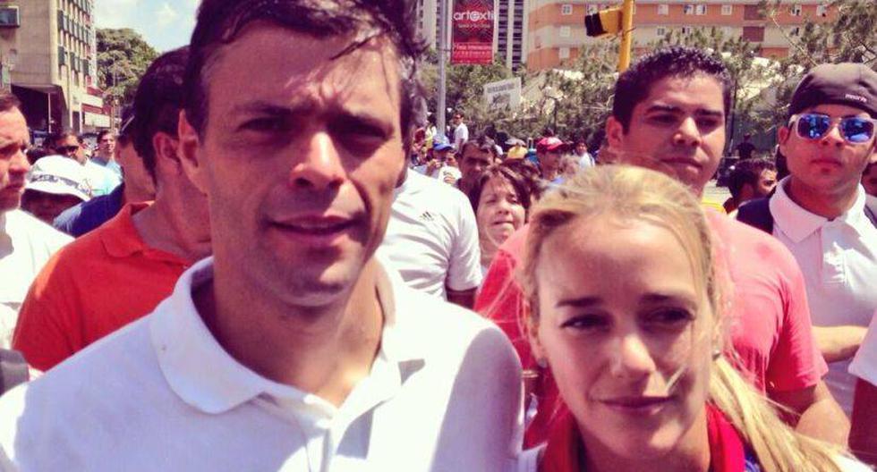 Leopoldo López y su esposa Lilian Tintori antes de su detención. (Foto: @liliantintori)