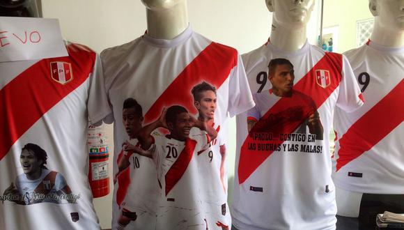 Perú vs. Nueva Zelanda: se incrementa la venta de camisetas en Gamarra