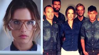 El spot caliente de una top model con los cracks del Barcelona