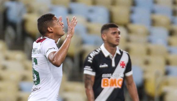 Pacheco anotó el 2-0 del Flu sobre Vasco por el grupo A de la Taça Rio. (Foto: @FerBujama)