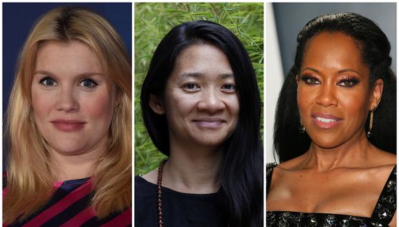 Emerald Fennell, Chloé Zhao y Regina King han sido nominadas a la categoría de Mejor director en los Globos de oro. (Foto: AFP)