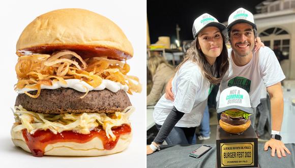 La marca Not a Common Burguer apuestó por hamburguesas a base de plantas y consiguió el primer puesto en el BurgerFest 2022.