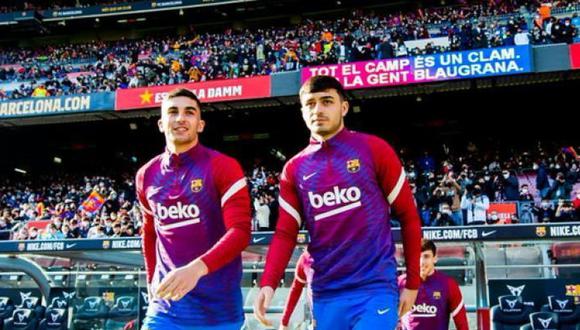Pedri y Ferran Torres estarán en la Supercopa. (Foto: FC Barcelona)