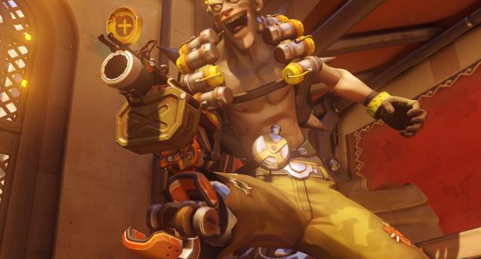 Este es Junkrat, uno de los personajes de Overwatch que se especializa en explosivos (Foto: Blizzard Entertainment)