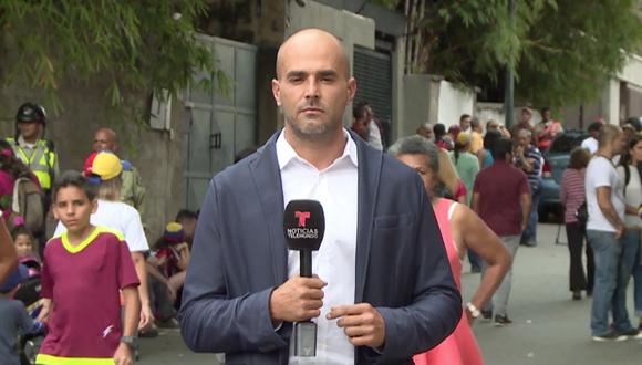 Telemundo denuncia el secuestro de su periodista Daniel Garrido en Venezuela. (Captura de video de Telemundo).