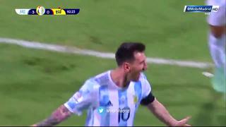 Argentina vs. Ecuador: Messi anotó golazo de tiro libre y puso 3-0 a la ‘Albiceleste’ | VIDEO 