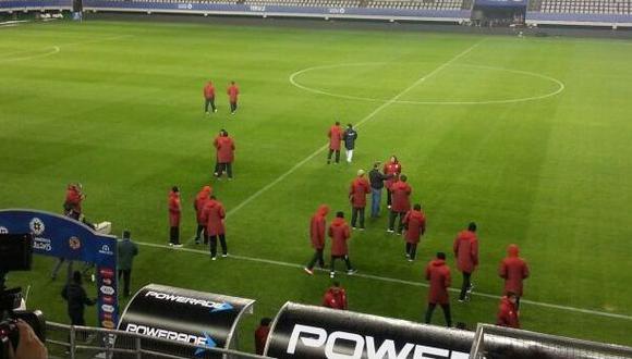 Selección peruana: lluvia dificultó reconocimiento de cancha