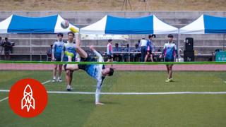 Conoce el jogku, el deporte coreano de más de mil años que mezcla vóley con el fútbol