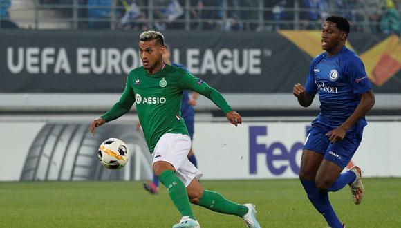 Saint-Étienne, con Miguel Trauco todo el partido, perdió frente al Gent en el inicio de la Europa League. (Foto: Reuters)