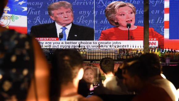 Hillary vs Trump: Así se vivió el debate en un bar de EE.UU.