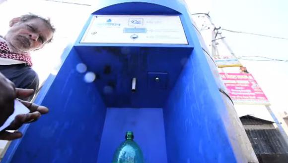 Cajero automático de agua combate la escasez y la insalubridad