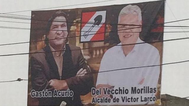 Candidato utiliza fotografía de Gastón Acurio en su propaganda - 1