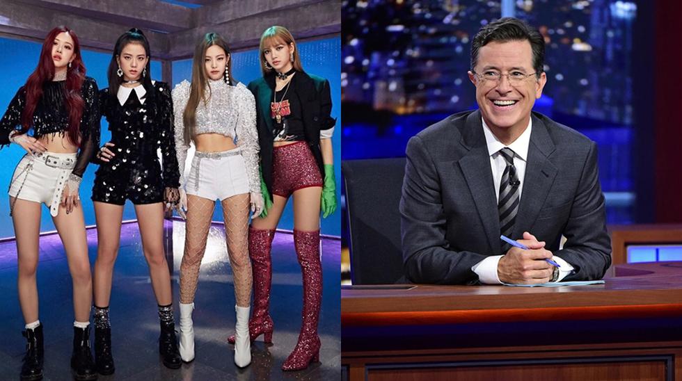 Blackpink Aparece Por Primera Vez En The Late Show With Stephen Colbert Video Luces El 