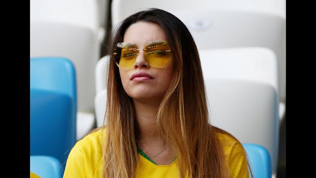 Los hinchas de México y Brasil llegaron en masa al escenario ruso para alentar a sus selecciones, en los octavos de final del Mundial Rusia 2018. (Fotos: Reuters)