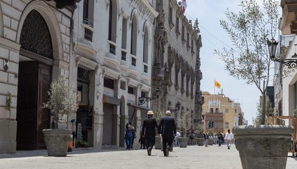 Paseos relajados por la tarde podrán ser una constante en el Damero de Pizarro con la peatonalización. (Foto: Municipalidad de Lima)