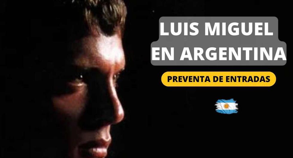 Preventa de entradas para ver a Luis Miguel en Argentina: precios, cómo comprar y horarios. FOTO: Diseño EC