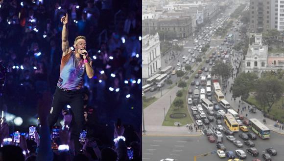 Municipalidad de Lima informa del plan de desvío vehicular por conciertos de la banda británica en Lima. (Foto: Coldplay/ GEC)