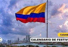 Calendario 2024 en COLOMBIA con festivos y puentes del año