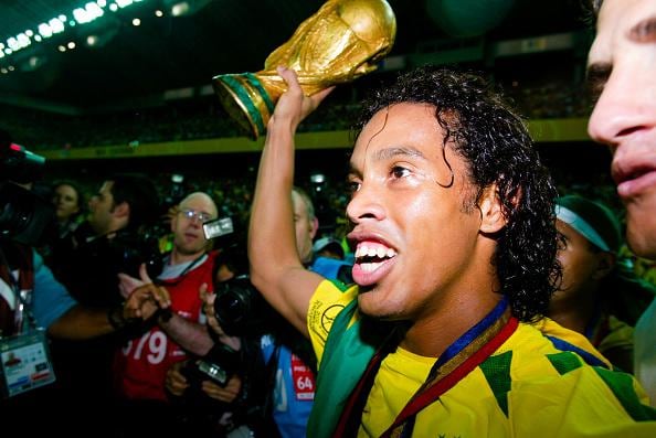 Ronaldinho fue la gran revelación del Brasil campeón del Mundial Corea-Japón 2002. (Foto: Getty Images).