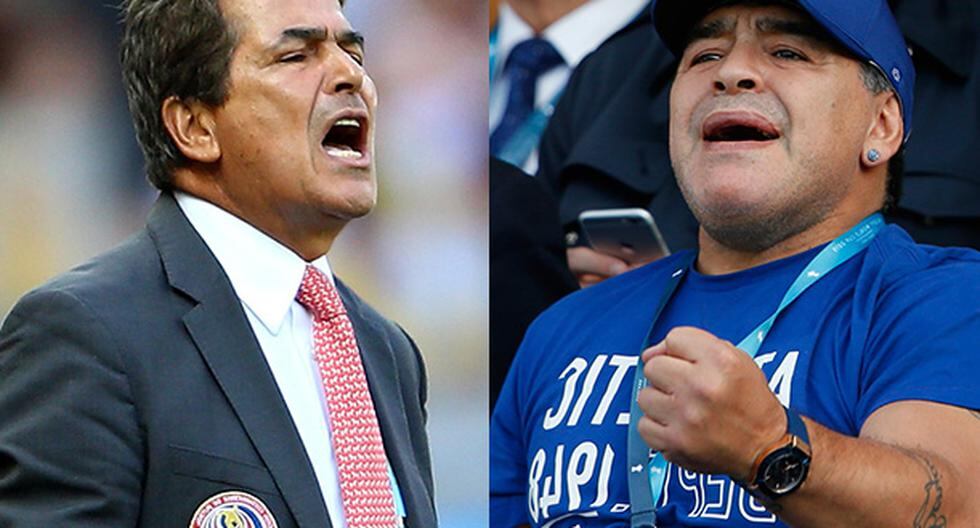 Jorge Luis Pinto sale en defensa de Honduras ante palabras de Diego Maradona. (Foto: Getty Images)