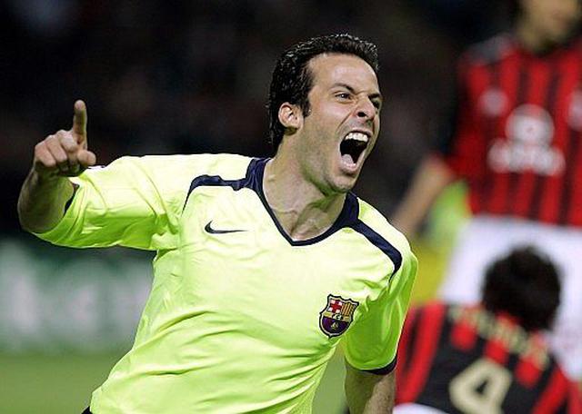 Giuly silencia el San Siro y celebra su golazo con mucha euforia. (Foto: AP)