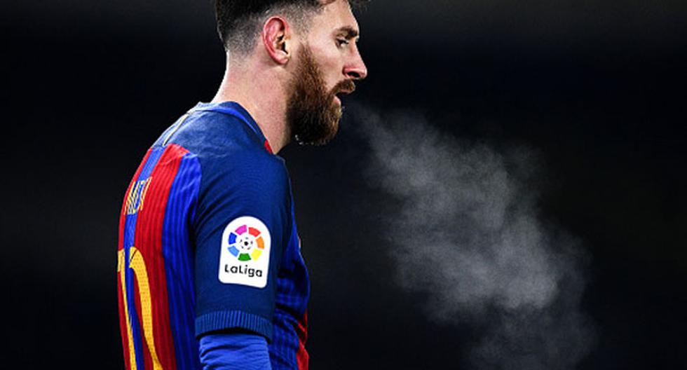 Lionel Messi protagonizó una escena de ira en el primer tiempo del encuentro | Foto: Getty