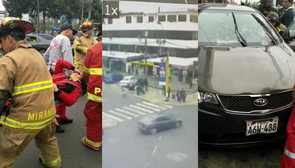 Accidente ocurrió entre las avenidas Benavides y La Merced, en Miraflores. (Difusión)