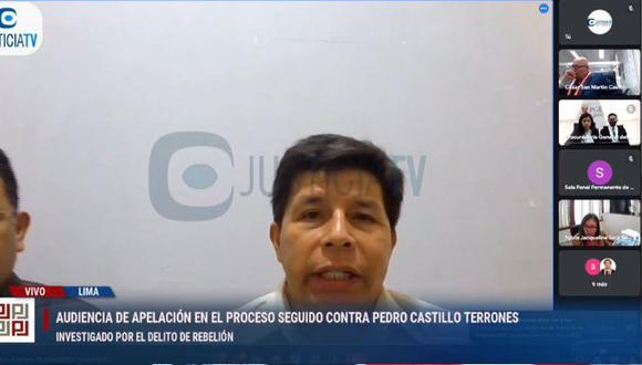 Pedro Castillo permanece en el penal de Barbadillo cumpliendo prisión preventiva por dos investigaciones en su contra. (Foto: Justicia TV)