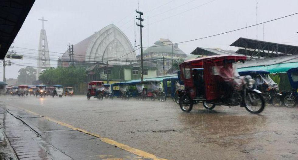 Las ciudades de la selva se verán afectadas por las lluvias durante cuatro días. (Senamhi)